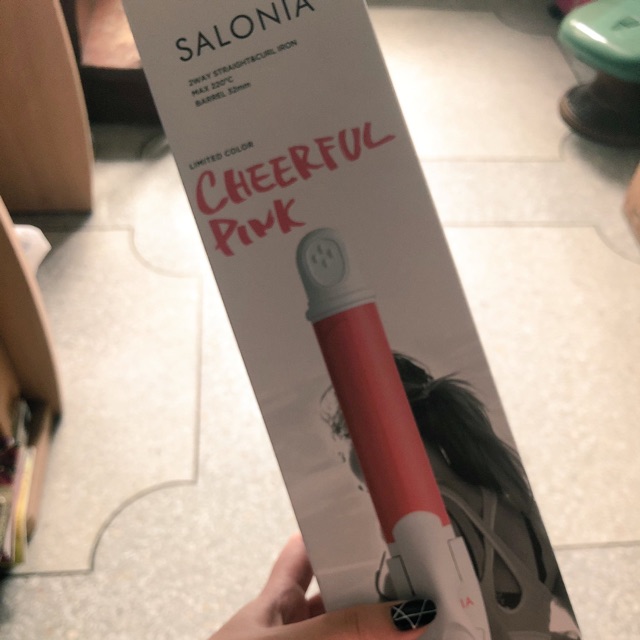 Salonia 2way straight and curl iron