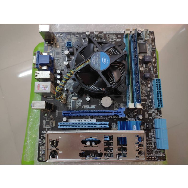 (1156)Asus P7H55-M LX + i5 750+DDR3 4g