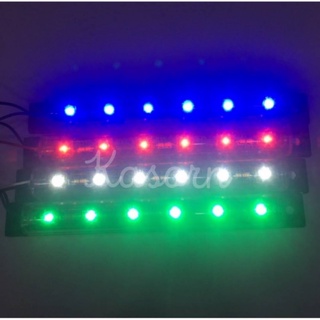 LED 6ดวง ไฟนิ้ง แป้นดำ ไฟแต่งรถ กันน้ำIP65