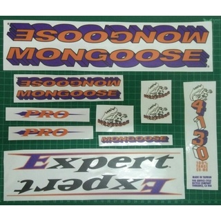 สติกเกอร์ใส พิมพ์ลาย BMX Mongoose Expert Pro สําหรับตกแต่ง