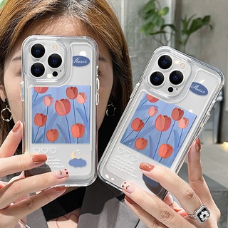 เคส TPU Space Case อ่อนอะคริลิค For i 11 13 7 8 Plus 14 12 13 11 Pro Max X XS Max 11 13 12 Pro 7 8 SE 2020 ใสเคสมือถือ