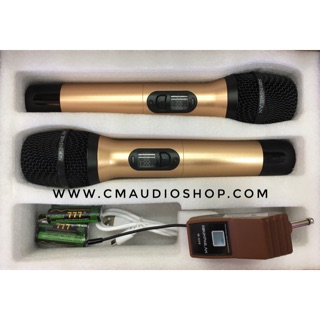 ไมโครโฟนไร้สาย Soundmilan M-622 : ไมค์ลอยคู่ ส่งสัญญาณด้วยระบบ UHF เสียงชัดเจน คุณภาพดี ไม่มีคลื่นแทรก