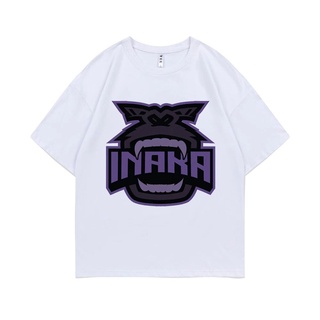 เสื้อยืดครอปเสื้อยืดคอกลม แขนสั้น ผ้าฝ้าย 100% พิมพ์ลาย Inaka Power สไตล์วินเทจ สตรีท สีขาว แฟชั่นฤดูร้อน สําหรับผู้ชาย