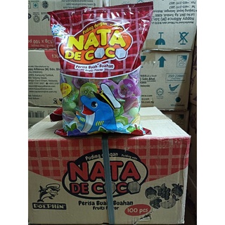 NATA COCO JELLY ปีโปี(100เม็ด)มีวุ้นมะพร้าวข้างในอร่อยหวานหอมนําเข้า.1300g