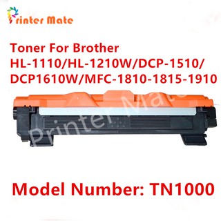 ตลับหมึกเทียบเท่า รุ่น TN1000/TN-1000/T1000/T-1000 ใช้กับ Brother HL-1110/HL-1210/DCP-1510/DCP1610W/MFC-1810-1815-1910