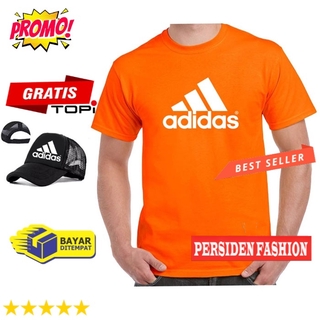 ซื้อฟรีหมวก - เสื้อยืด Addas Distro สีขาว พรีเมี่ยม