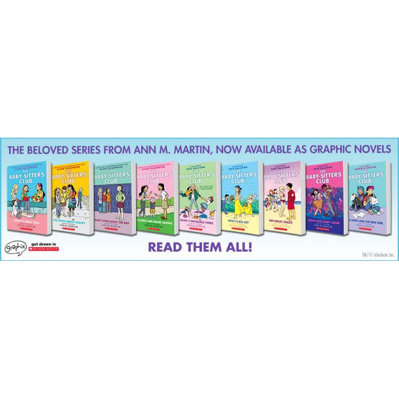 New Book 19!! Baby-Sitter club Graphic Novel 1-19 Bestseller for Middle School Kids ฉบับภาษาอังกฤษ มือหนึ่ง พร้อมส่ง!! ราคา ถูกที่สุด ดีลบีเคเค แกลเลอรีภาพที่ 6