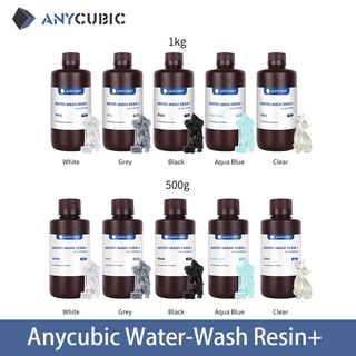 Anycubic Water Wash Resin Water Washable High Precision Low Odor Low Viscosity Support 3 Ways Washing For LCD 3D Printer