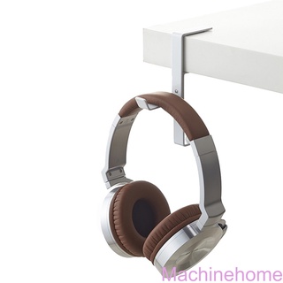 MC-Headset Hanger Earphone Headphone Stand Earphone Metal Hook Holder Table Clamp Desk Clip PU Leather Pad