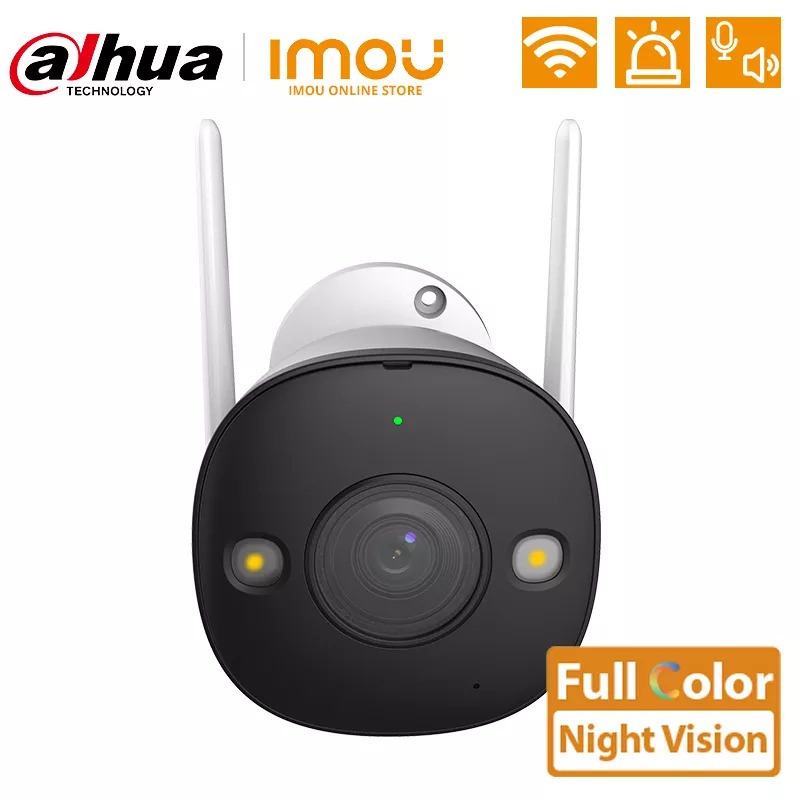 ⚡️กล้องวงจรปิดไร้สาย⚡️ Dahua IMOU Bullet 2 Full Color 1080P WiFi 3.6mm (IPC-F42FEP-36) รับประกัน 2 ปี