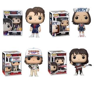 Funko Pop! Tv: ฟิกเกอร์ไวนิล Stranger Things Season 4 Dustin Eddie Robin Steve 674 675