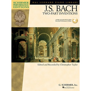 J.S.BACH Two Part Inventions Schirmer Performance Editions