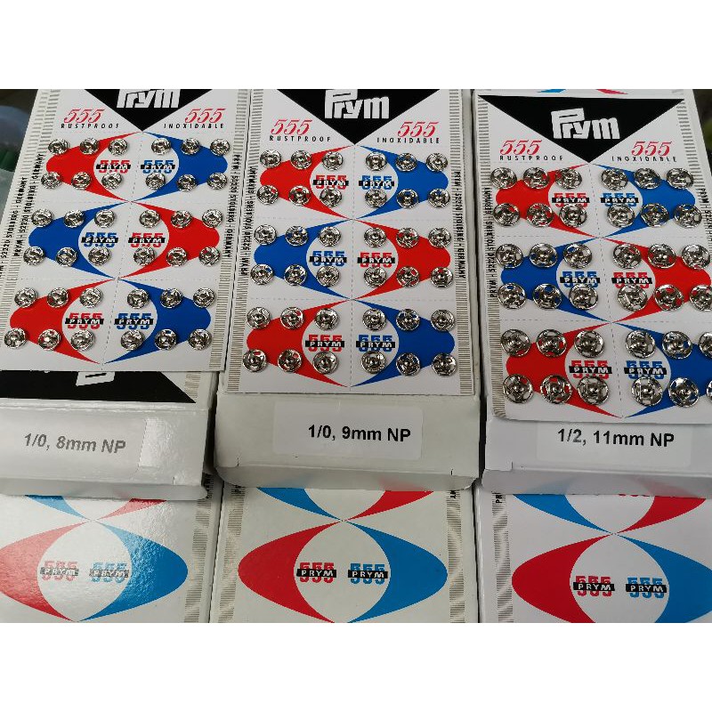 * * 8mm/9mm/11mm Trym 555 ปุ่มสแน็ปคุณภาพสูง