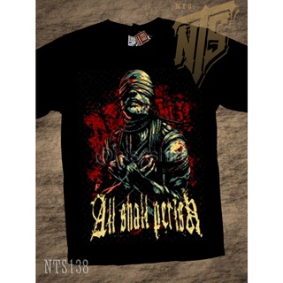 เสื้อยืดคอกลม 138 All Shall Perish ROCK เสื้อยืด เสื้อวง เสื้อดำ สกรีนลายอย่างดี ผ้าหนานุ่ม  T SHIRT S M L XL XXLS