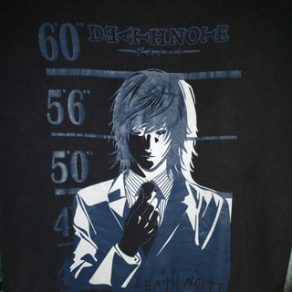 เสื้อยืดมือสอง Vintage Thai DEATH NOTE ไทยเก่า Size M อก19/ยาว26