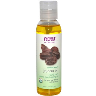 น้ํามันโจโจบา Now Foods Organic Jojoba Oil (118 ml)