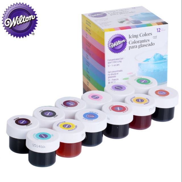สีเจล​  Wilton.12สี​ 0.5oz. (168g)