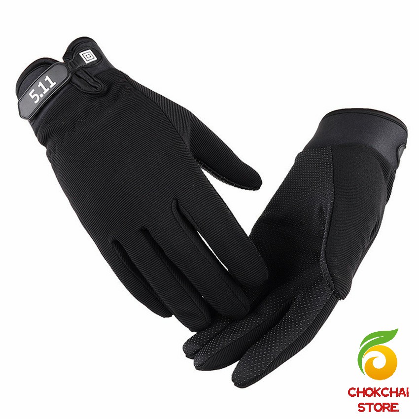 Chok A687 ถุงมือมอเตอร์ไซค์ รุ่น 5.11 ไบค์เกอร์ Non-slip gloves