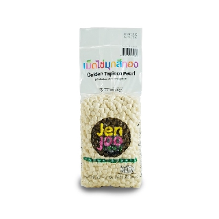 🔥ยอดนิยม!! เจนจู เม็ดไข่มุก สีทอง 1 กิโลกรัม Jen Joo Gold Tapioca Pearl 1 kg