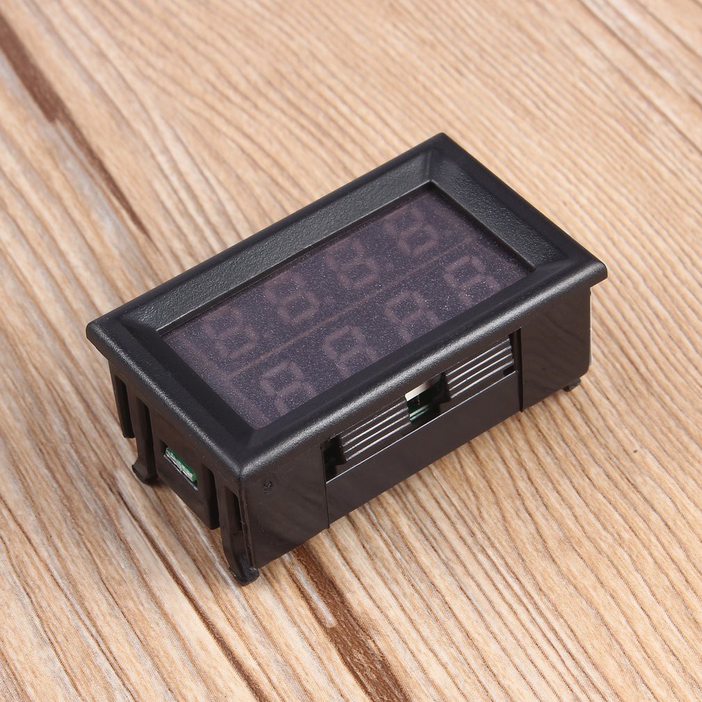 เครื่องวัดโวล์ตมิเตอร์ แอมมิเตอร์ ดิจิตอล 100V 50A DC LED Amp Volt Meter