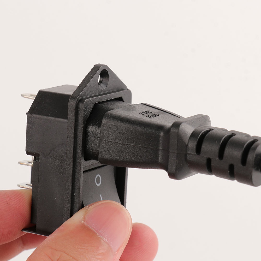[CSS] 1 PC Iec320 C14 ซ็อกเก็ตสายไฟ Ac และสวิตช์โยกสวิตช์โยก 250V 15A Sa172 P0.11 ราคา ถูกที่สุด ดีลบีเคเค แกลเลอรีภาพที่ 4