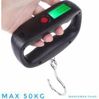 Genzz เครื่องชั่งน้ำหนัก เครื่องชั่งกระเป๋า ระบบดิจิตอล แบบพกพา Electronic LCD Luggage Scale Max 50 Kg / 10g รุ่น WH-A14