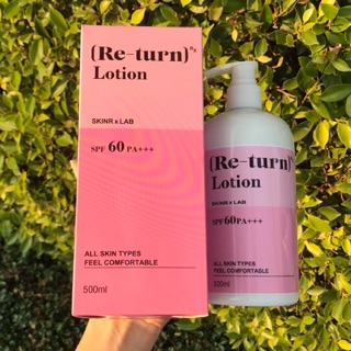 โลชั่นผิวขาว รีเทร์น ลดเลือนรอยดำ Re-Turn Lotion 500ml