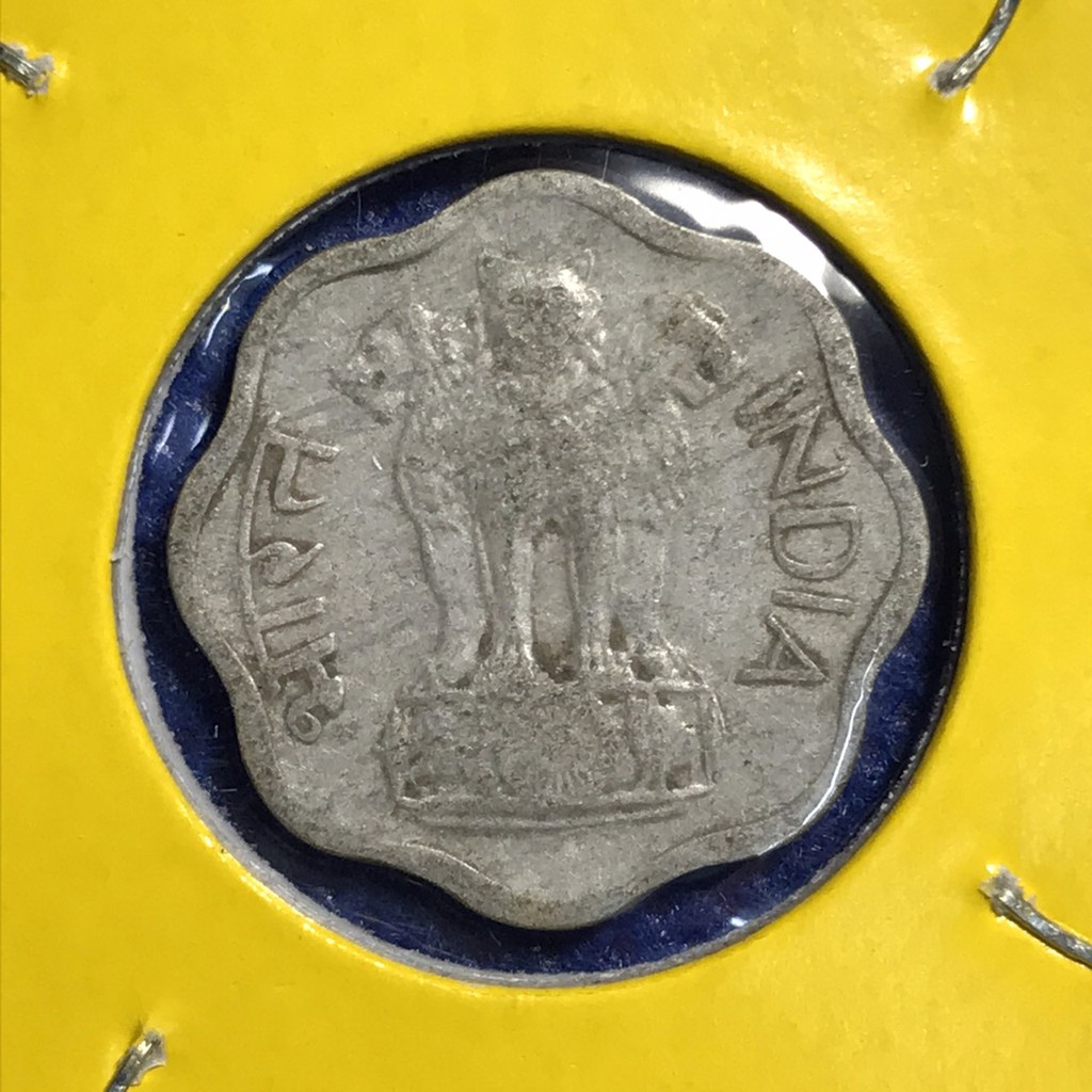 เหรียญรหัส15215 ปี 1968 อินเดีย 2 PAISE เหรียญต่างประเทศ เหรียญสะสม เหรียญหายาก