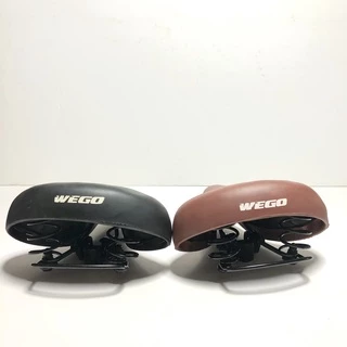 อานเบาะจักรยาน Wego สีดำ เเละ สีน้ำตาล อานยี่ห้อwego