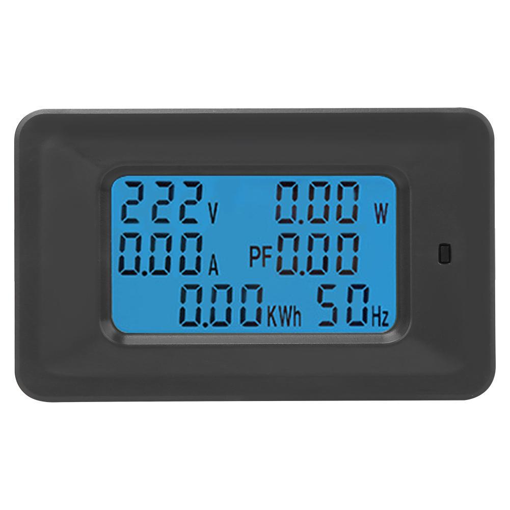 6 In 1 Ac Meter แรงดันไฟฟ้า 110 V - 250 Current 20 A พลังงาน Factor Kwhความถี่