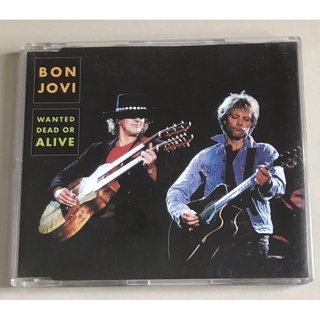 ซีดีซิงเกิ้ล ของแท้ มือ 2 สภาพดี...ราคา 219 บาท “Bon Jovi” ซิงเกิ้ล “Wanted Dead or Alive” *แผ่นหายาก Made in EU*