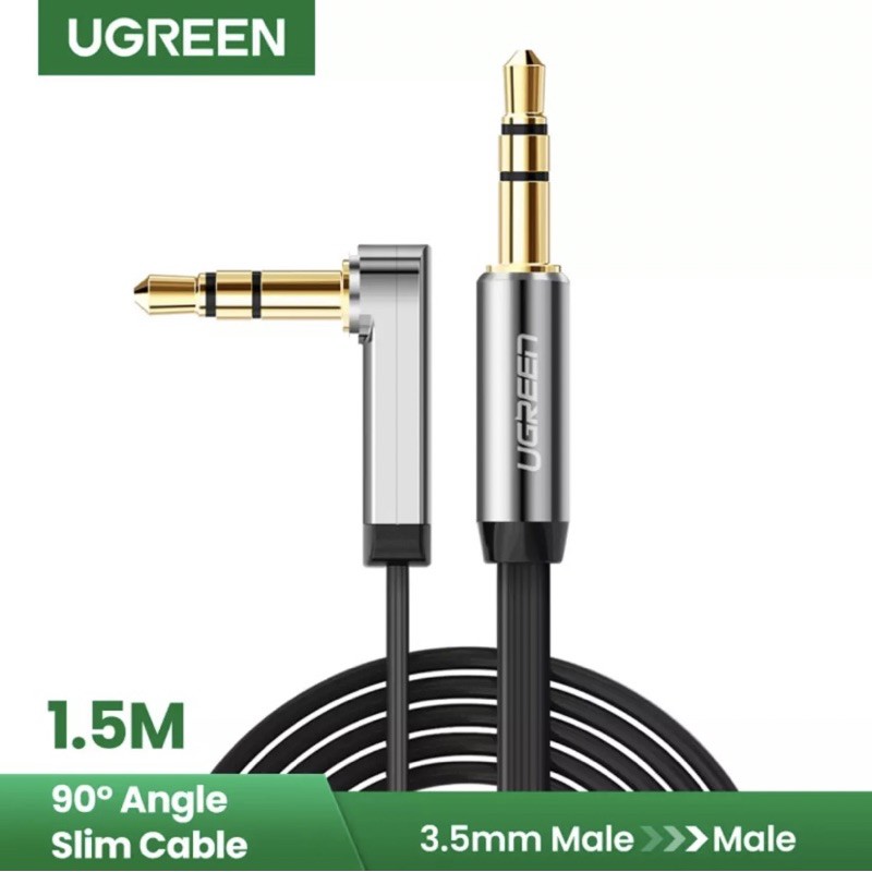 ลดราคา UGREEN 3.5mm Auxiliary Stereo Audio Cable 90 Degree Right Angle (1.5m) Black(10598) #ค้นหาเพิ่มเติม digital to analog External Harddrive Enclosure Multiport Hub with สายโปรลิงค์USB Type-C Dual Band PCI Express Adapter ตัวรับสัญญาณ