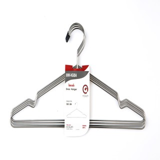 Kowa homeware  Dress Hanger ไม้แขวนเสื้้อสแตนเลส KWH- HG004 จำนวน  12 ชิ้น Stainless Seel 304