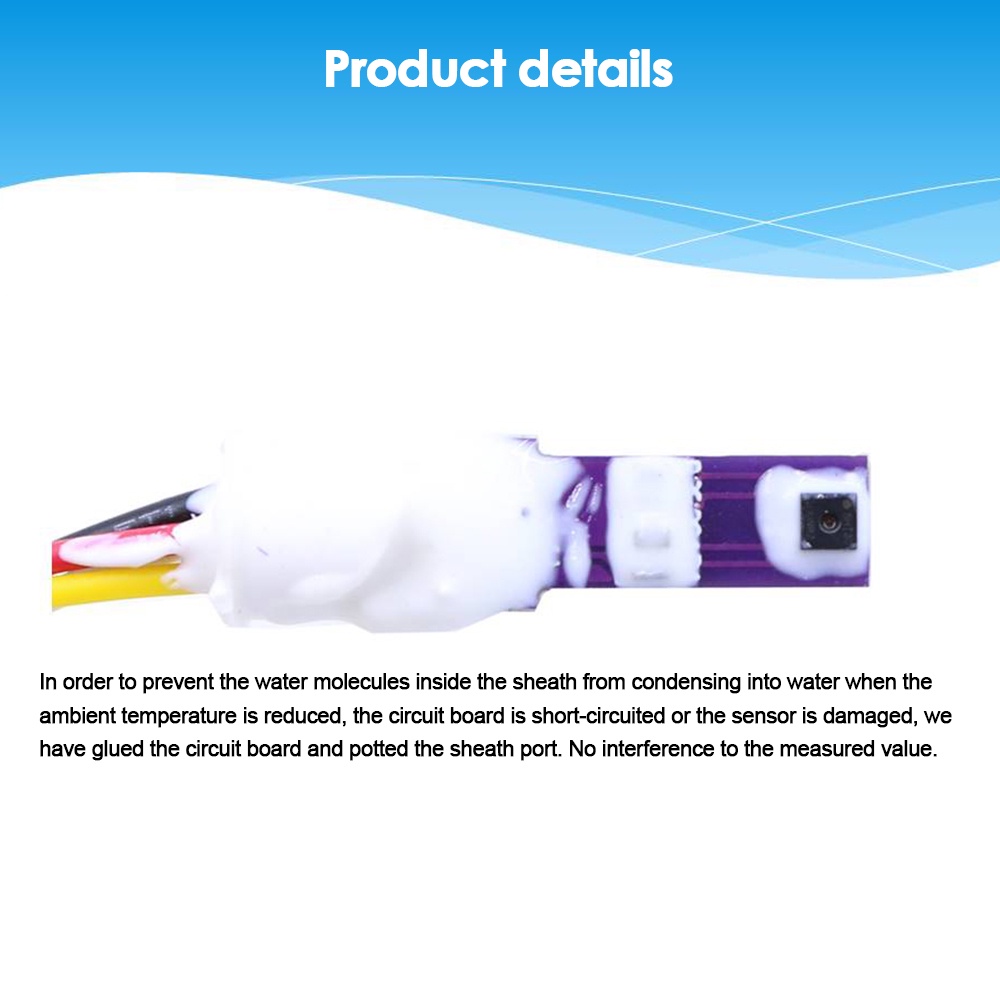 DIYMORE โมดูลเซนเซอร์วัดอุณหภูมิและความชื้น Sht30 Iic I2C อินเตอร์เฟส Hy 2.0-4P - รูปที่ 5