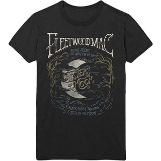 เสื้อยืดคอกลม ผ้าฝ้าย พิมพ์ลาย Fleetwood Mac Sisters of The Moon สไตล์คลาสสิก แฟชั่นสําหรับผู้ชาย