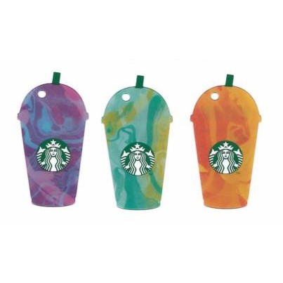 Starbucks Card Set Frappe Coffee 2017 Pin Intact No Value