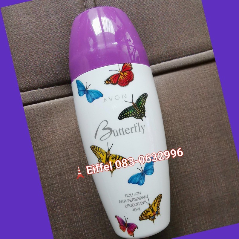 AVONเอวอนลูกกลิ้งโรลออนบัตเตอร์ฟลายขนาด40มล.