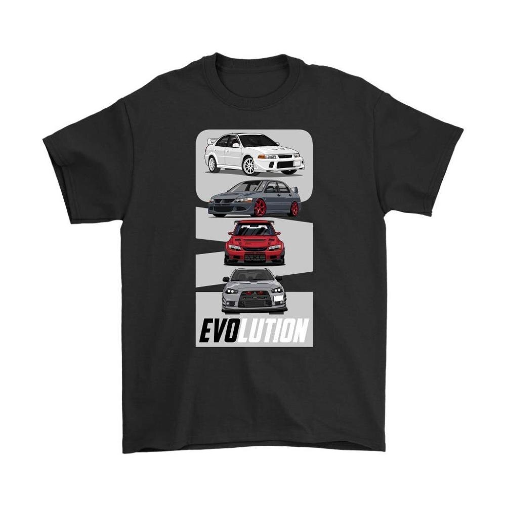 เสื้อยืดลําลอง แขนสั้น คอกลม พิมพ์ลายรถยนต์ Evo Jdm Car 2019 2019 แฟชั่นสไตล์ญี่ปุ่น สําหรับผู้ชาย X