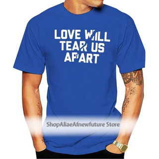 Tee เสื้อแฟชั่นผญ ใหม่ เสื้อยืดแขนสั้น พิมพ์ลาย Love Will Tear Us Apart All Colors Bmjlmk06Ijahpo01