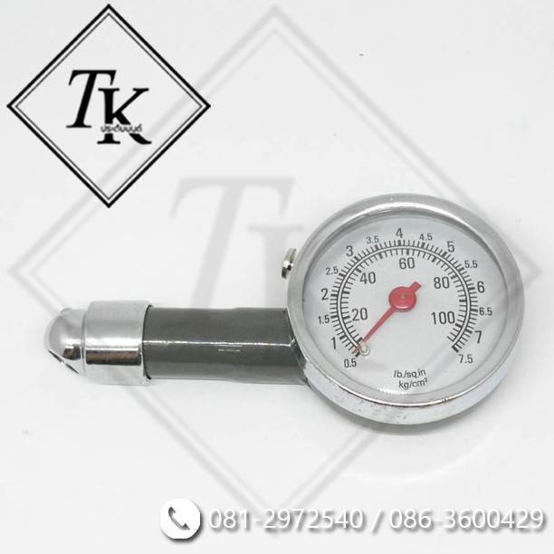 TKcar เกจ์วัดลม ขนาดพกพา (Silver)