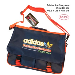 ADIDAS ACE 3 WAY SHOULDER BAG RARE ITEM จากญี่ปุ่น🇯🇵