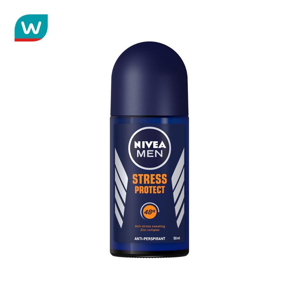 Nivea นีเวีย เมน ดีโอ สเตรส โพรเทค โรลออน 50 มล.
