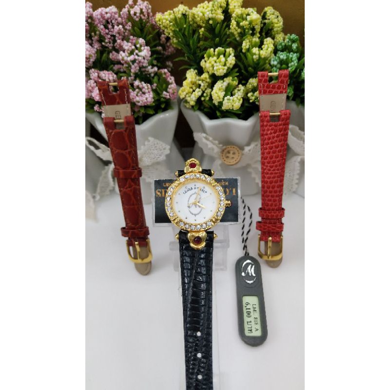 นาฬิกาข้อมือสุภาพสตรี หลุยส์มอเรส์ Louis Morais แบรนด์แท้ ของแท้ 100% รุ่น LML818A พร้อมใบรับประกันศูนย์ 1 ปี อุปกรณ์ครบ
