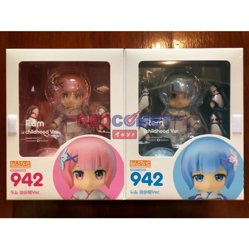 Nendoroid 942 Ram & Rem: Childhood Ver. จาก Re:ZERO แท้ พร้อมส่ง