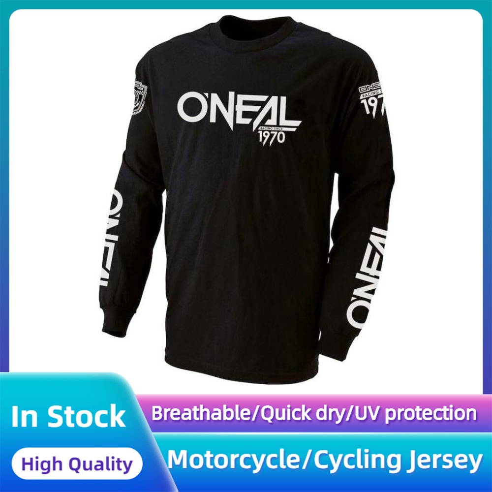 COD ในสต็อก 2022 เสื้อแข่งวิบาก ONEAL ผู้ชายดาวน์ฮิลล์เสื้อจักรยานเสือภูเขาเสื้อเจอร์ซีย์นักปั่นชุดกีฬา