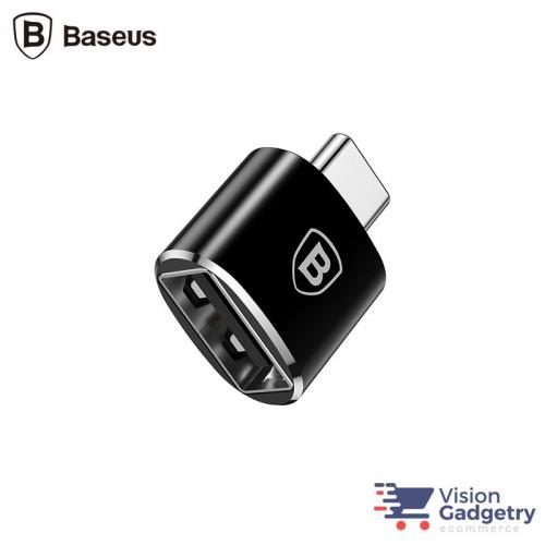 Baseus อะแดปเตอร์แปลง OTG USB ตัวเมีย เป็น Type C ตัวผู้ CATOTG-01