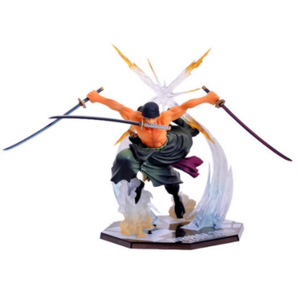 Roronoa Zoro Fzero ขาตั้งสวย รุ่น 18cm 2 หัว - One Piece