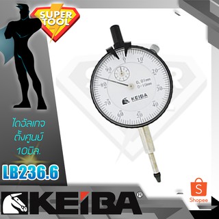 TECLOCK / KEIBA ไดอัลเกจ 10 มิล. รุ่นLB236.6 / TM-110 คิบบาญี่ปุ่นแท้