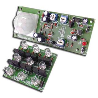 FutureKit FK517 PIR เสียงติ่ง-ต่อง ตรวจจับการเคลื่อนไหว เปิดไฟอัตโนมัติ 9 LED (SMD)