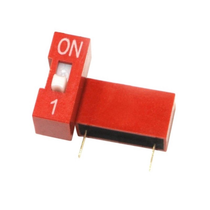 1 bit straight plug 2.54mm foot distance 1p code switch 1ชิ้น